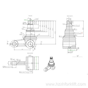 truck parts steering knuckle